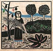 A Viagem da Palma, gravura de Gilvan Samico, de 1961, foi a primeira obra do acervo